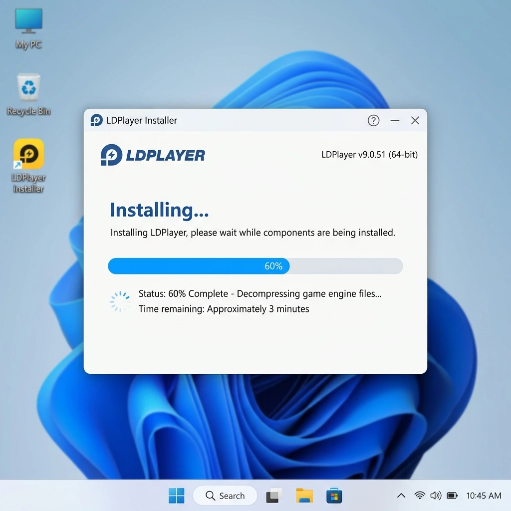 تثبيت محاكي LDPlayer على الويندوز
